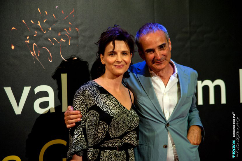 Jiuliette Binoche con Olivier Assayas Festival Internazionale del Film Locarno Nikon D700