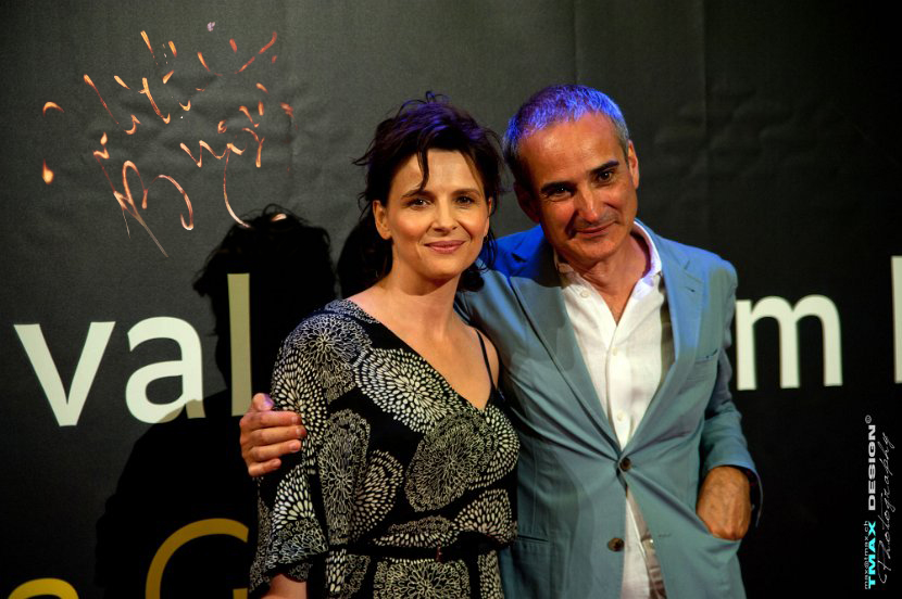Jiuliette Binoche con Olivier Assayas Festival Internazionale del Film Locarno Nikon D700