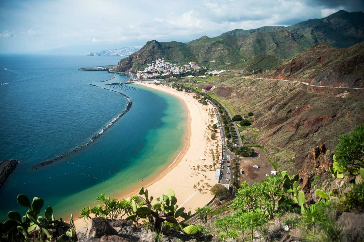 Playa de Las Teresitas Tenerife Nikon D700